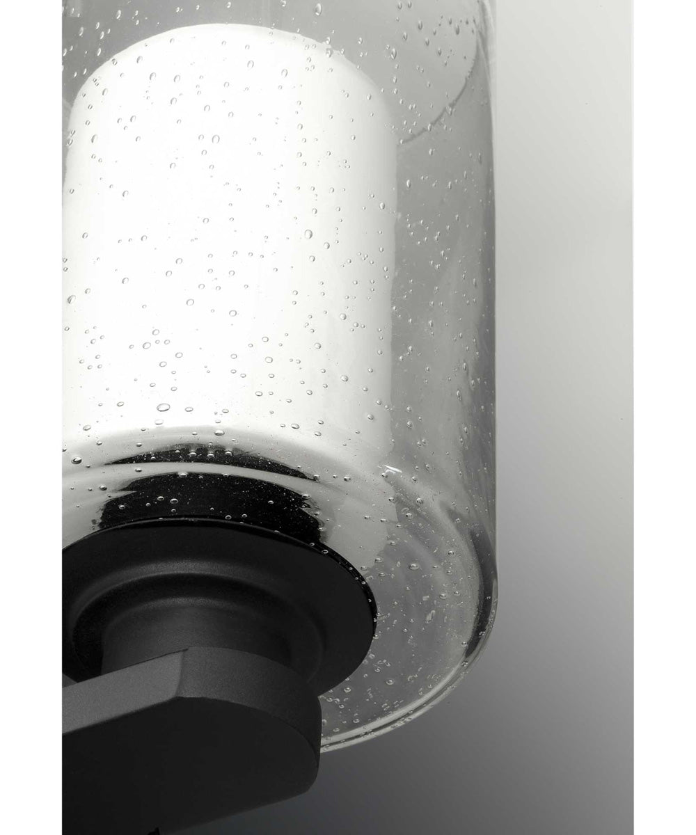 Compel Medium 1-Light Wall Lantern Textured Black