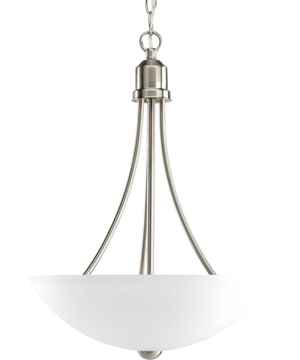Gather 2-Light Foyer Pendant Brushed Nickel