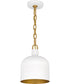 Quoizel Piccolo Pendant Small 1-light Mini Pendant Matte White