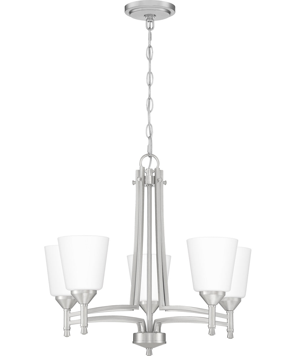 Billingsley 5-light Chandelier Brushed Nickel