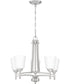 Billingsley 5-light Chandelier Brushed Nickel