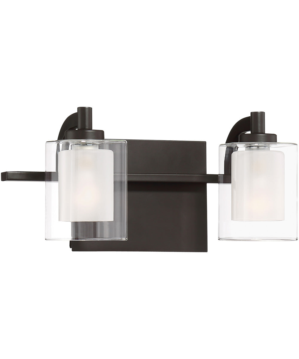 Kolt Medium 2-light Bath Light Western Bronze