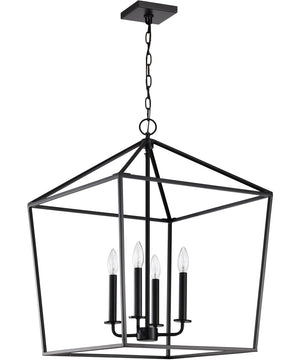 Emma 4-Light Pendant Matte Black