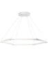 36"W Rotator 6-Light LED Pendant Matte White