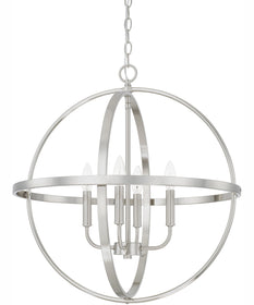 Hartwell 4-Light Pendant Brushed Nickel