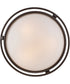 Ashland Extra Large 3-light Semi Flush Mount Western Bronze