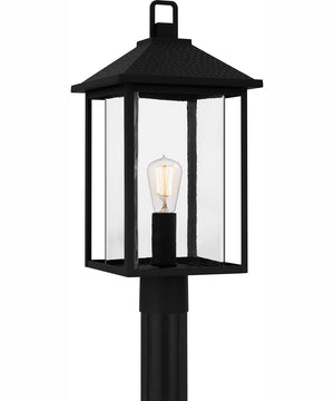 Fletcher Large 1-light Outdoor Post Light  Coastal Armour Aluminum Earth Black