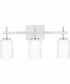 Wilburn Large 3-light Bath Light Polished Chrome