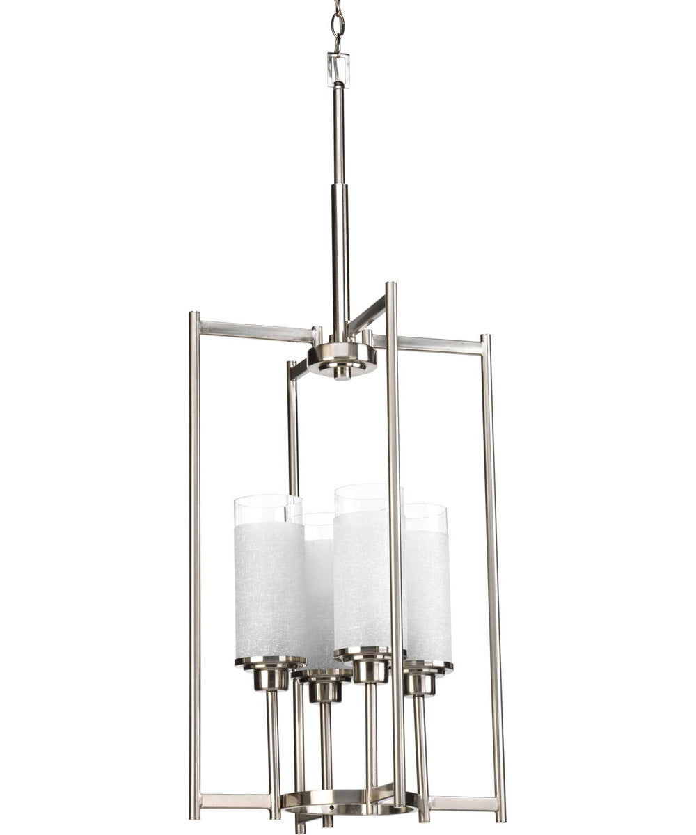 Alexa 4-Light Foyer Pendant Brushed Nickel