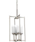 Alexa 4-Light Foyer Pendant Brushed Nickel