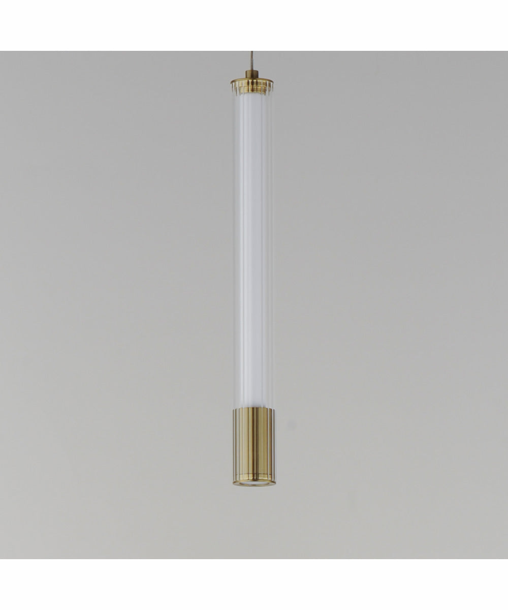 Cortex 14 inch LED Pendant Natural Aged Brass