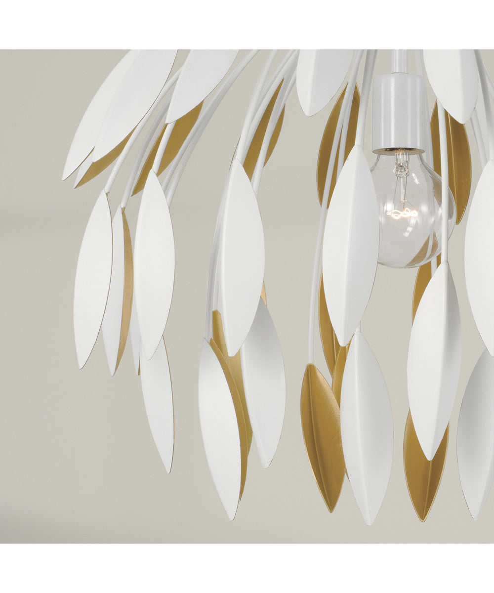 Margeaux 1-Light Pendant Matte White