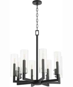 Harbin 8-light Chandelier Textured Black