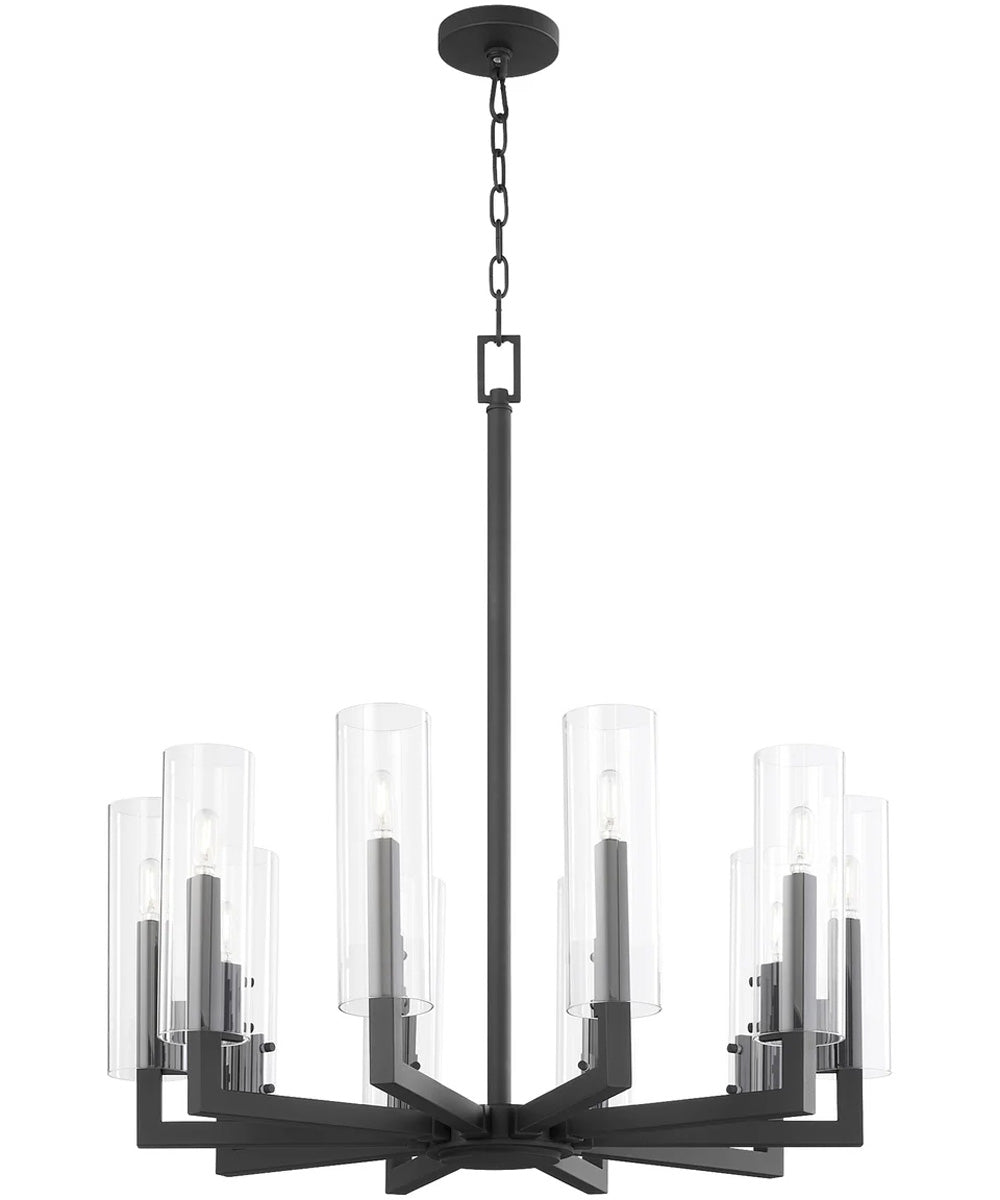 Harbin 10-light Chandelier Textured Black