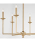 Eldorado 6-light Chandelier Aged Brass