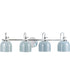 Dalton 4-Light Farmhouse Metal Shade Bath Vanity Light Polished Chrome