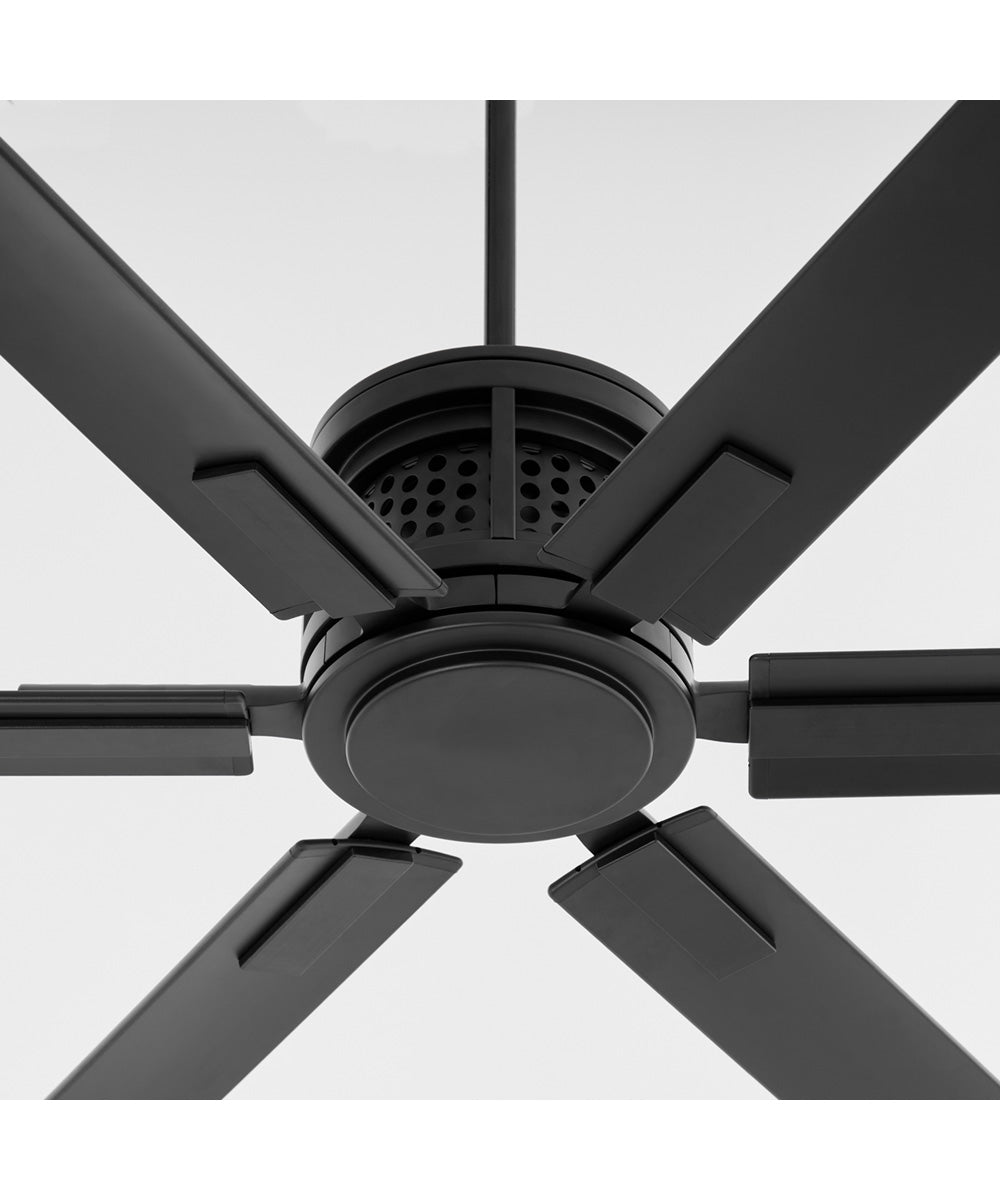 120" Zeus Patio Ceiling Fan Matte Black