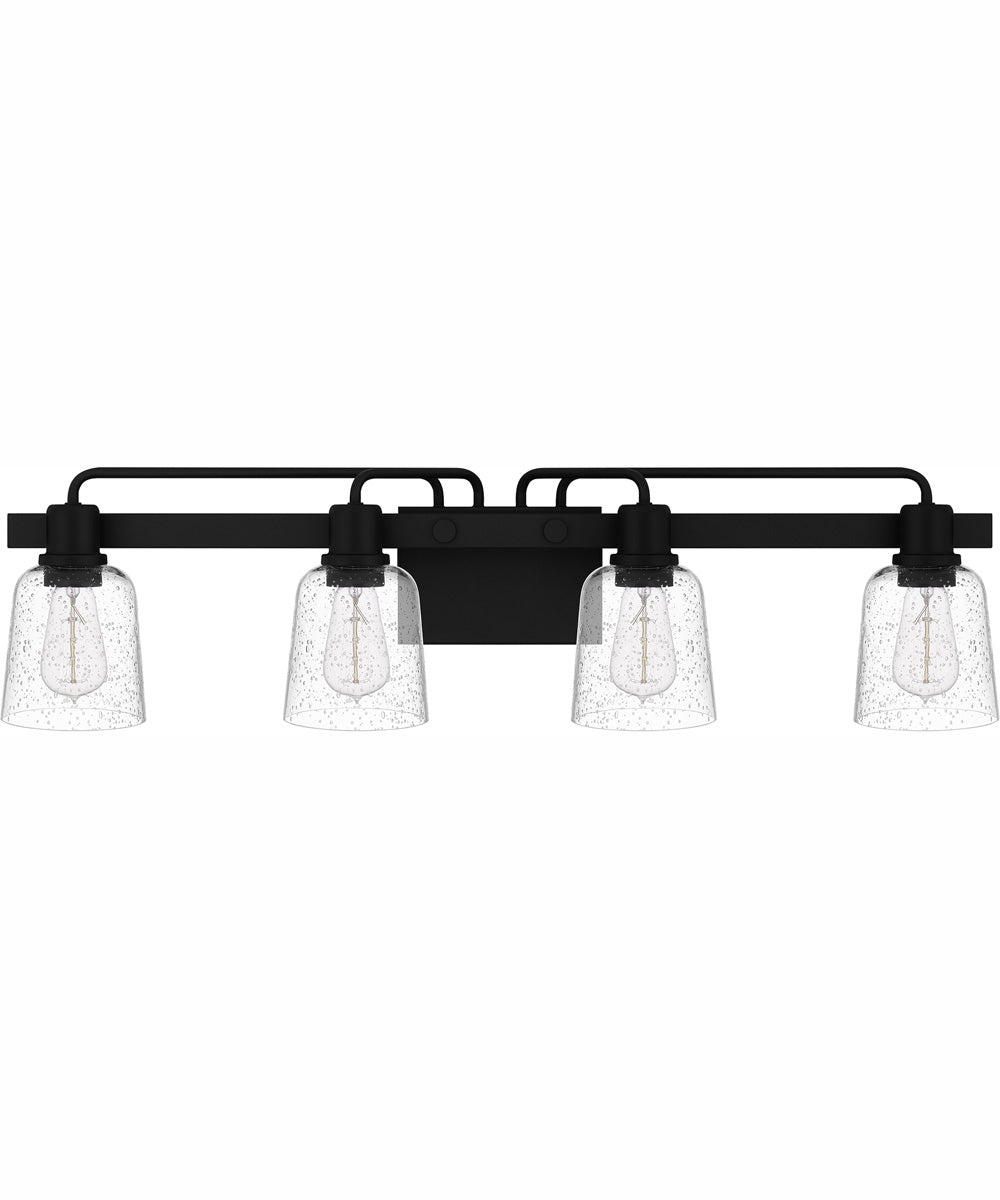 Lydia Extra Large 4-light Bath Light Matte Black
