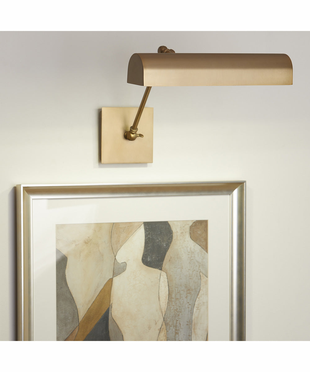 2-light Wall Mount Light Fixture Aged Brass