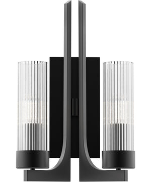 Delos 2-Light Wall Sconce Anthracite