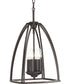 Tally 4-Light Foyer Pendant Antique Bronze