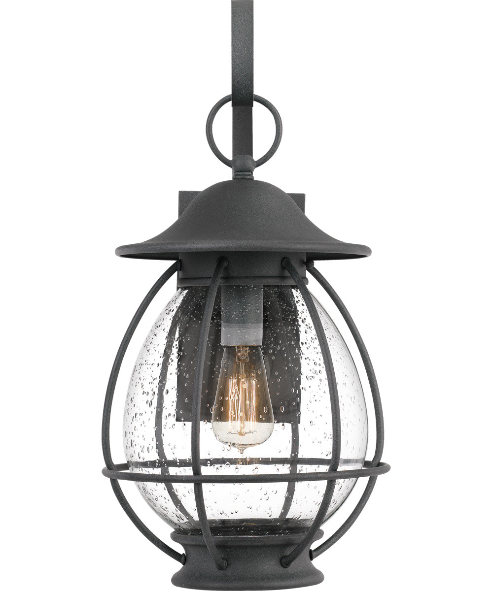 Boston Large 1-light Outdoor Wall Light Mottled Black