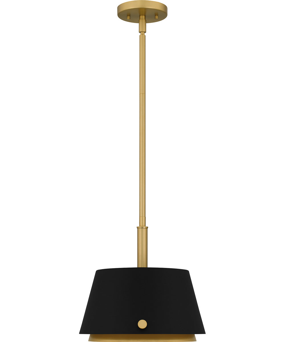 Quoizel Piccolo Pendant 1-light Mini Pendant Matte Black