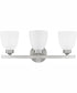 Jameson 3-Light Vanity Brushed Nickel