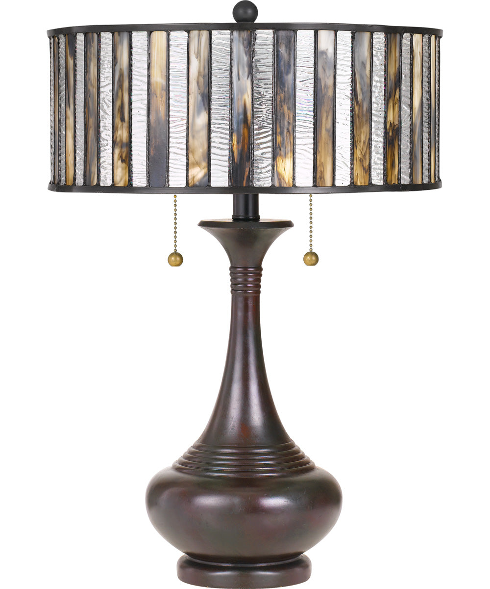 Roland Small 2-light Table Lamp Valiant Bronze