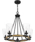 Hearst 5-light Chandelier Matte Black
