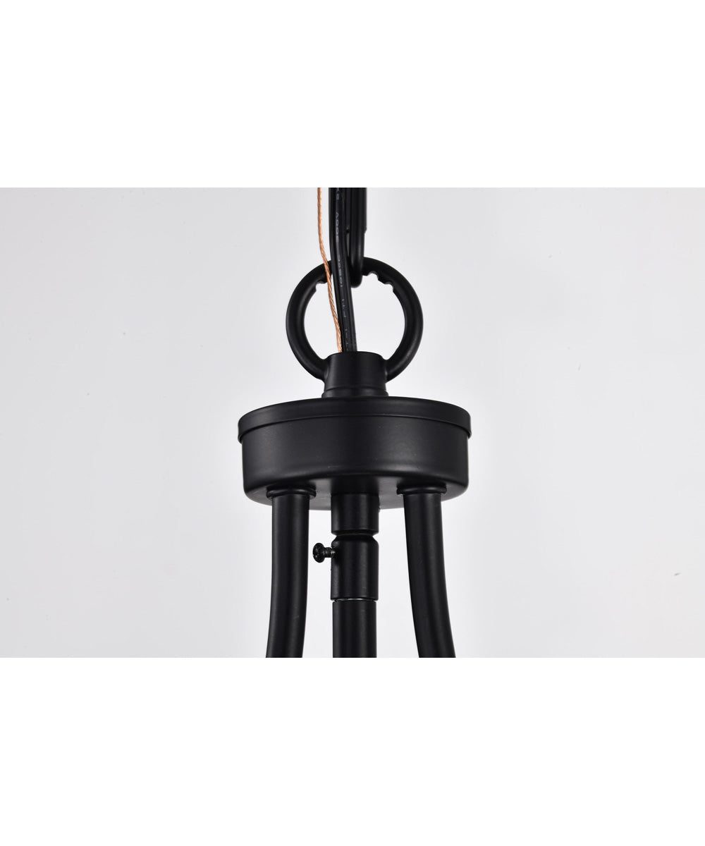 Amado 1-Light Pendant Matte Black