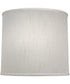 15x16x14 Global White Deep Drum Hardback Lampshade