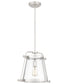 Cardiff Small 1-light Mini Pendant Polished Nickel