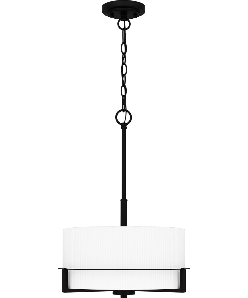 Seymour Large 3-light Pendant Matte Black