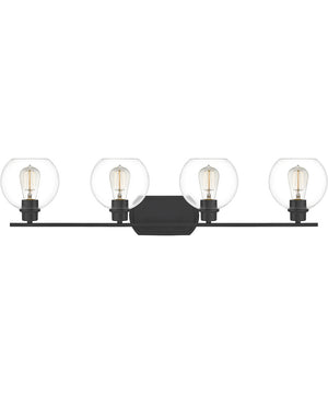 Pruitt Extra Large 4-light Bath Light Matte Black