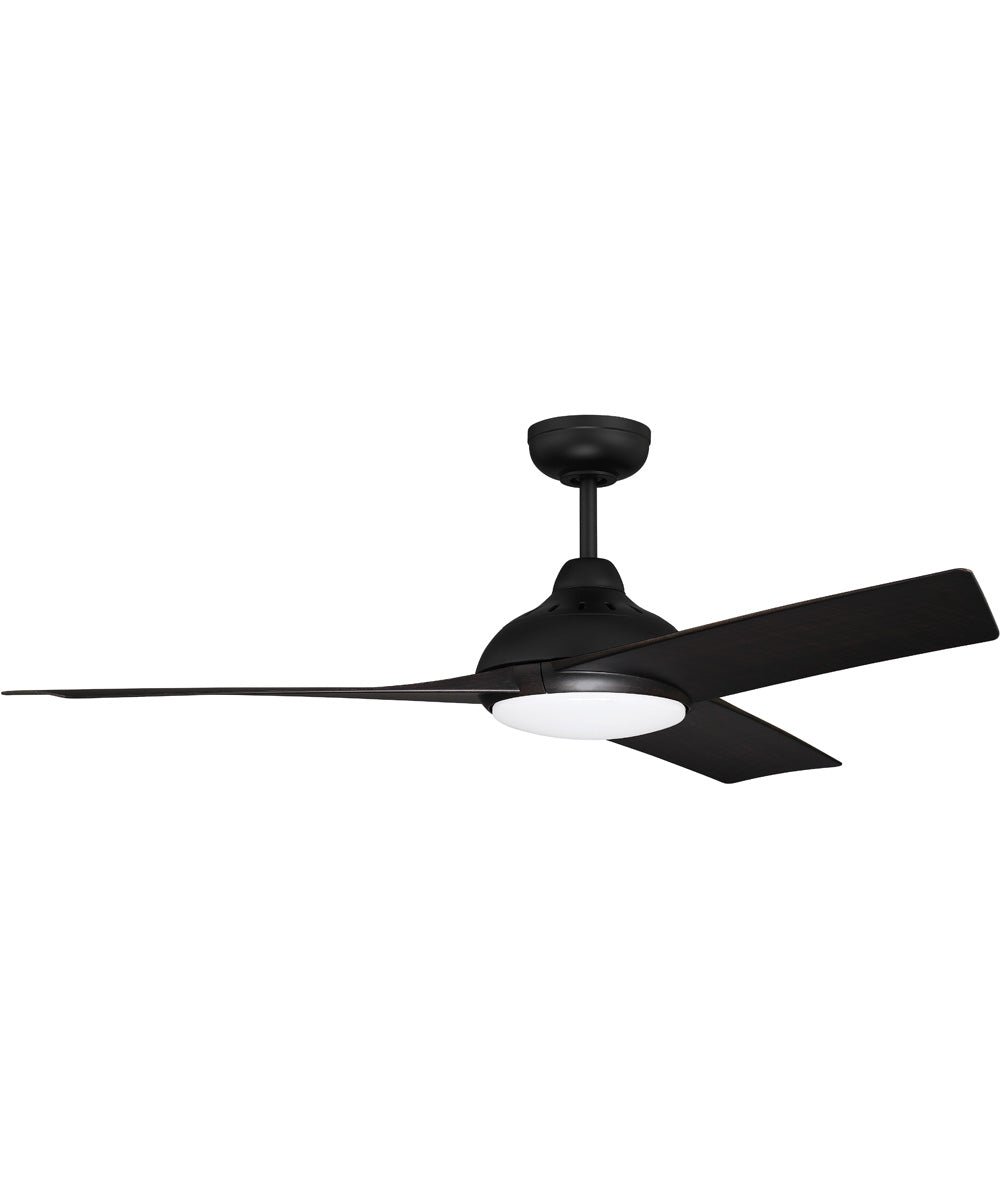 Beckham 1-Light Specialty Indoor/Outdoor Ceiling Fan (Blades Included) Flat Black