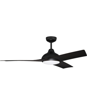 54" Beckham 1-Light Specialty Indoor/Outdoor Ceiling Fan (Blades Included) Flat Black