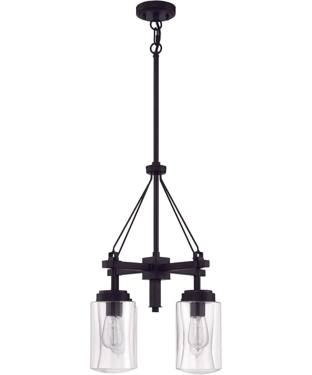 Crosspoint 4-Light Chandelier Espresso