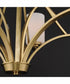 Deven 9-Light Chandelier Satin Brass