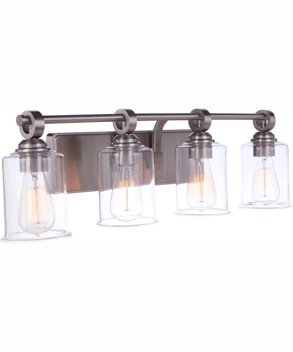 Romero 4-Light Vanity Brushed Polished Nickel