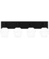 Nielson Extra Large 4-light Bath Light Matte Black