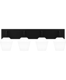 Nielson Extra Large 4-light Bath Light Matte Black
