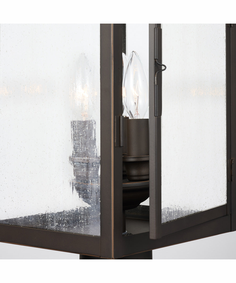 Sutter Creek 3-Light Outdoor Post-Lantern Rain or Shine - Oiled Bronze