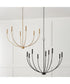 Ansley 9-Light Chandelier Matte Black