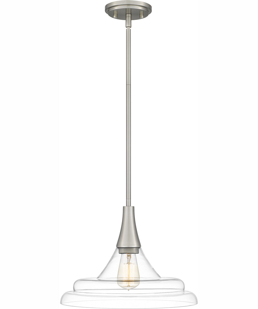 Quoizel Pendant 1-light Pendant Brushed Nickel