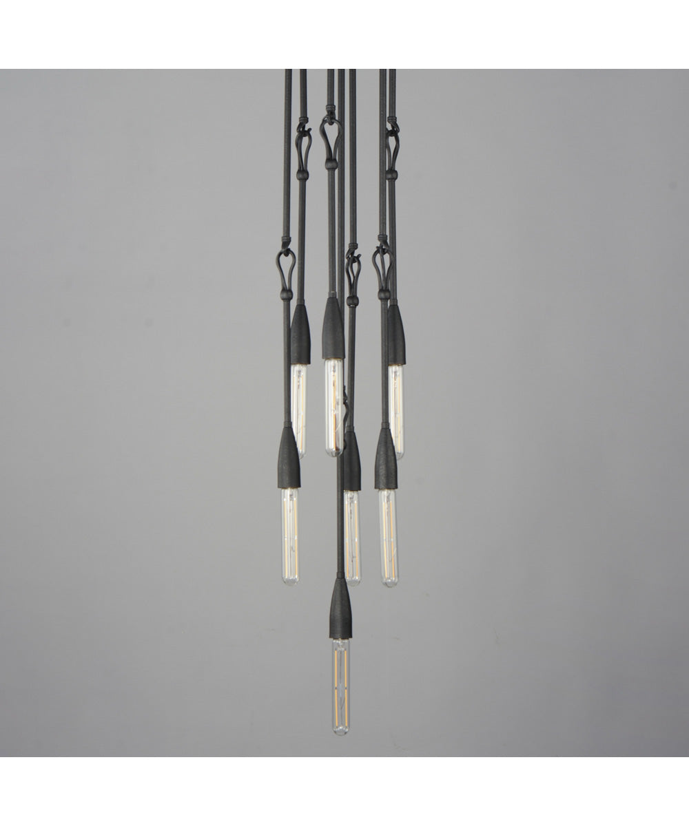 Pioneer 7-Light Pendant Anthracite