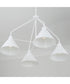 Alden 4-Light Chandelier Matte White