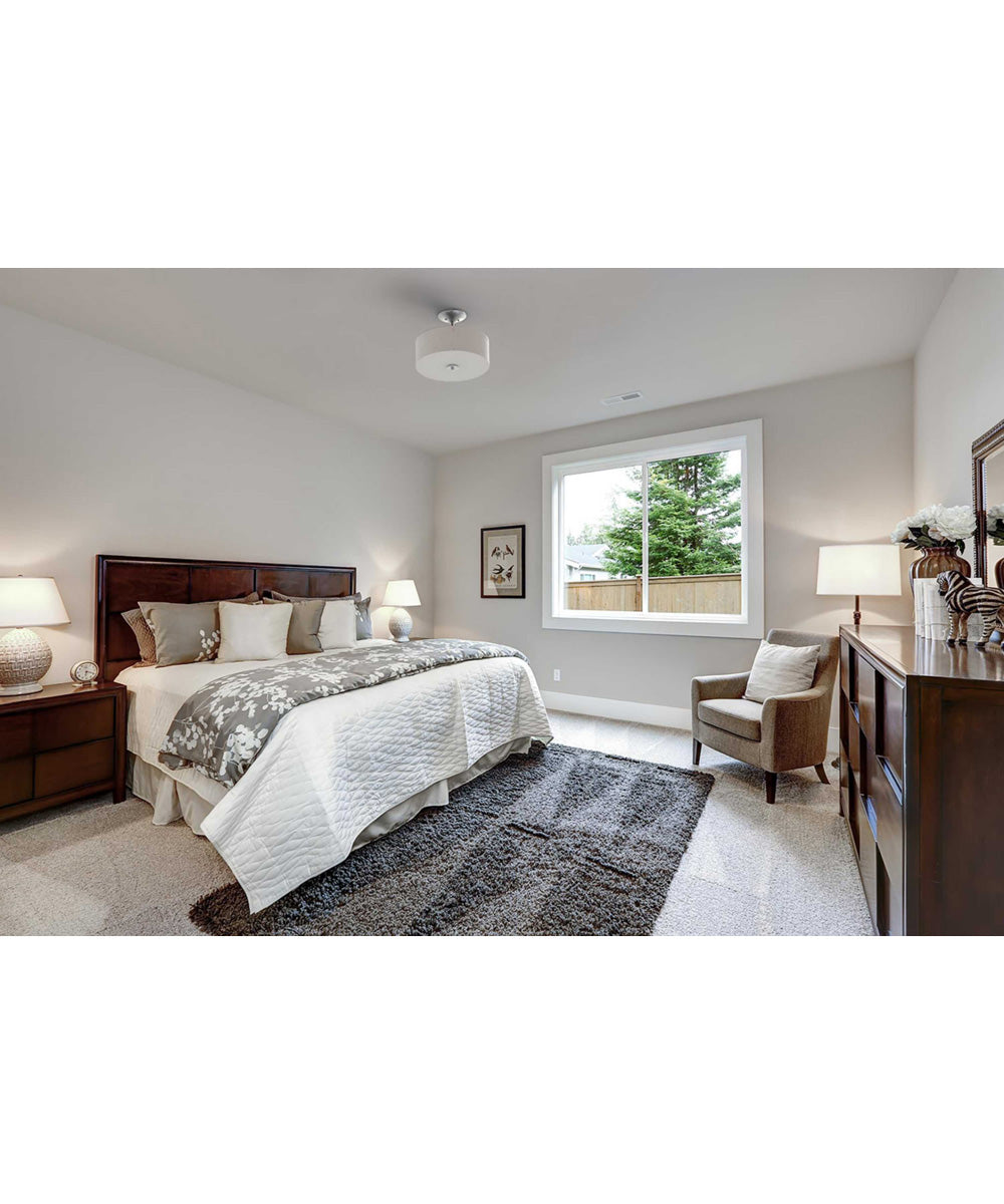 Inspire 13" 2-Light Semi-Flush Brushed Nickel