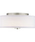 Inspire LED 13" LED Flush Mount Brushed Nickel