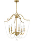 Sunday 6-light Chandelier Aged Brass